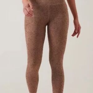 Athleta Tan Leggings Seamless Stretch Fit
